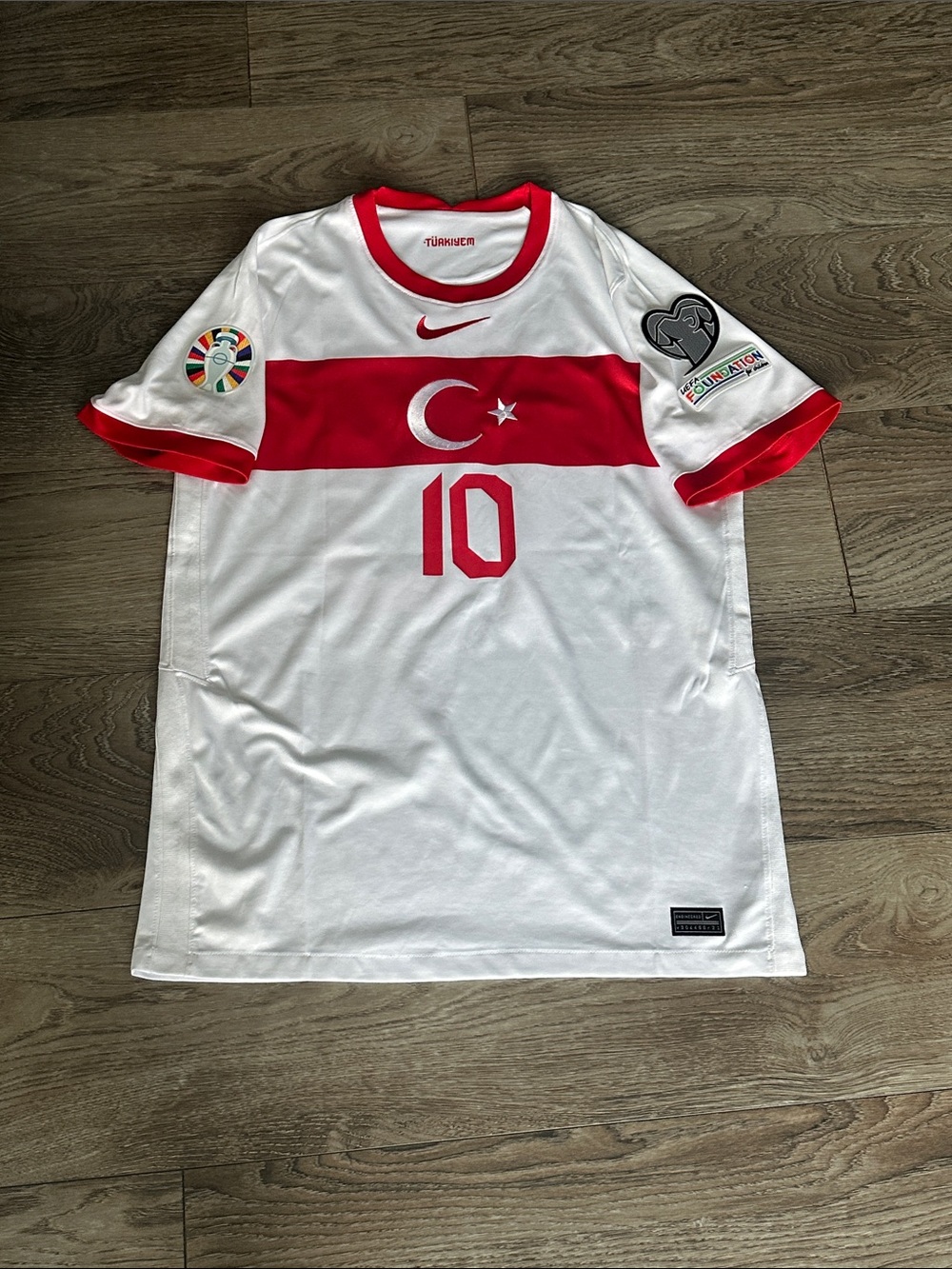 Euro Chalanouglu #10 Türkiye game worn jersey Authentic